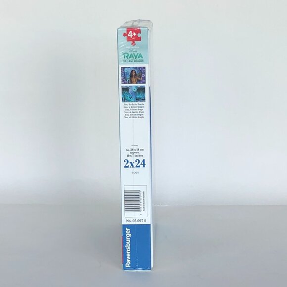 New sealed Ravensburger-2 X 24 Piece Puzzle Disney Raya-Sisu the Last Dragon - Picture 13 of 16